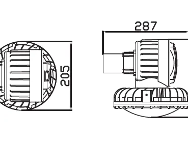 GSD73 Series Explosion Proof LED Platform Light